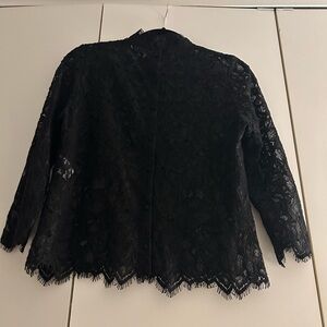 Beautiful Sézane high neck delicate lace shirt